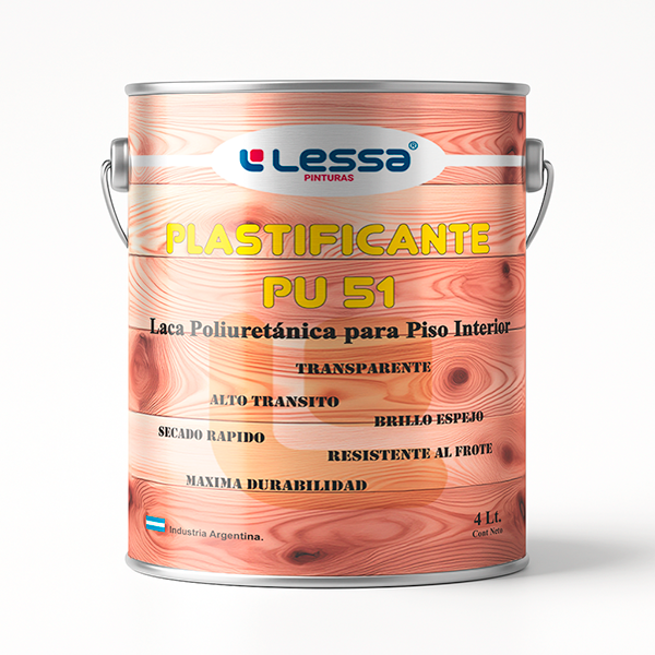 LACA PU 51 Plastificante ( Poliuretano 1 Comp )