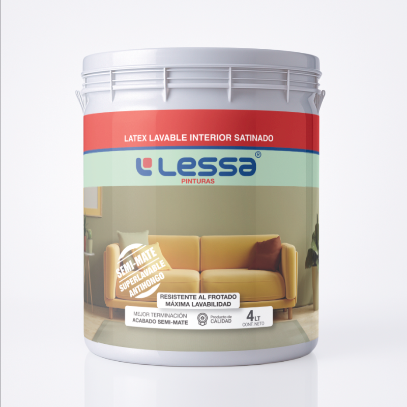 Lessa Lavable Interior Satinado