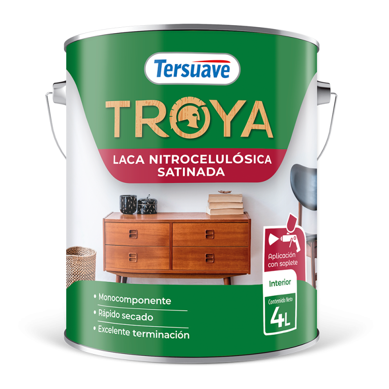 Laca Nitrocelulosica Satinada TERSUAVE